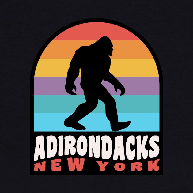 Adirondacks New York Bigfoot Sasquatch High Peaks by PodDesignShop